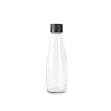 Levivo Bottiglie di vetro per gasatore, di ricambio o extra, volume 0,6 l, da usare come caraffa in vetro, ecologiche e più durature delle bottiglie in PET, 1 Bottiglie