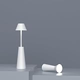 Feeshoppher Luce ambientale da esterno con design multifunzionale, con altezza regolabile, modalità di luce bianca e calda, batteria ricaricabile da 1800 mAh, portatile, per campeggio e hikin, colore