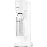 Sodastream Gasatore Gaia bianco ideale per realizzare acqua frizzante, include una bottiglia lavabile in lavasoviglie e un cilindro contenente Co2