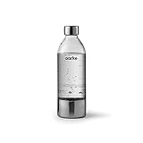 Bottiglia Aarke per Gasatore d’acqua Carbonator 3, senza BPA con Dettagli in Acciaio