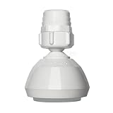 Siroflex 2760/2S Soffione Doccia Fisso Made In Italy | Doccia In Plastica Durevole | Economico E Universale Per Impianti Sportivi E Balneari | Bianco