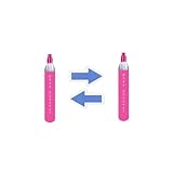 RITIRO DEL VUOTO E CONSEGNA DEL PIENO Servizio di ricarica Bombola Co2 Da 425 Gr. (1 bombola) compatibili con Soda Stream Rosa