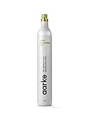 AARKE Cilindro di CO2 da 60 L per aeratore – 100% CO2 rinnovabile – Compatibile con tutti gli aeratori con cilindro a gas a vite