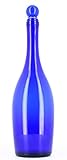 BELLEROFONTE Bottiglie in Vetro Blu per Acqua solarizzata 750 ml con tappo a pressione con guarnizione (1)