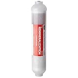 iSpring FA15 Cartuccia del Filtro dell'acqua Alcalina per Osmosi Inversa Sostituzione o Aggiunta di Connessione Rapida in Linea a 3 Strati da 10 Pollici, Bilanciamento del pH e Ripristino Minerale