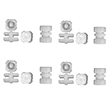 Siroflex 3071/8S Morsetti Per Filo Stendibiancheria Made In Italy | Morsetti Stendipanni Da Balcone In Resina Acetalica Resistente E Durevole | Morsetti Per Teli Versatili | Morsetti In Plastica