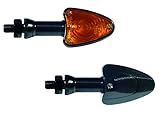 AMAS The Best COPPIA FRECCE OMOLOGATE IN ALLUMINIO MANTATECH alogene 12 volt 21 watt(NERE, GAMBO LUNGO)