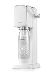 Sodastream Art, Gasatore D’Acqua frizzante inclusa una bottiglia lavabile in lavastoviglie 1 cilindro di Co2 con attacco rapido