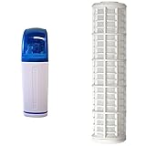 WK Octopus Medium | Addolcitore d'Acqua Domestico Adatto per 5-6 Persone, Bianco & Cartuccia Filtrante 10', 60 Micron, Nylon, Made in Italy, Bianco