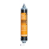 Frizzlife DI210C Sistema di filtraggio dell'acqua di deionizzazione in linea, 0 TDS, filtro in resina, depuratore d'acqua DI utilizzato con sistema di osmosi inversa, acquario, idroponica