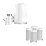 Tappwater EcoPro - Filtro per acqua di rubinetto, sistema di filtraggio dell'acqua a 5 stadi, filtra più di 100 sostanze tra cui cloro, calcare e cattivo sapore (4 cartucce incluse).