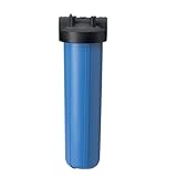 PENTAIR - Alloggiamenti Big Blue - Contenitore filtro Acqua - Per Cartucce Big Blue 20'' - Nero/Blu 1 ½' I/O - Con Rilascio Di Pressione