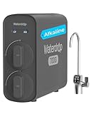 Waterdrop G5P700A Filtro Per Acqua Osmosi Inversa pH+ Minerale Alcalino, Certificato NSF/ANSI 372, 700G Sistema Filtrazione Dell'acqua RO 8 Stadi, 2:1 Puro Scarico, Rubinetto LED
