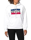 Levi's Graphic Standard Hoodie Sportswear 2.1, sweatshirt Donna, White, M