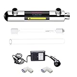 Geekpure Filtro per acqua 6 W per filtrazione ad osmosi inversa (0,5-1 GPM)