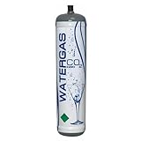 Tecno Cold | Bombola CO2 600 g Alimentare E290 per Gasatore – CO2 per Acqua Frizzante – Bombole CO2 Monouso M11x1 per Casa e Ufficio
