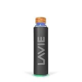 LaVie 2GO Depuratore d'Acqua Compatto, Innovativo a Luce UVA, Senza Materiali di consumo. Trasforma l'Acqua del Rubinetto in Acqua Pura e Fresca in soli 15 Minuti - Colore Grigio Antracite 0,5 L