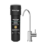 Waterdrop 10UB Sistema di Filtro dell'Acqua Inferiore con Rubinetto Dedicato, NSF/ANSI 42 Certificato, 30.000 Litri ad Alto Contenuto di Cloro capacità di Riduzione del Cloro, Tecnologia USA