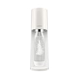 SodaStream Gasatore Terra White con 1 bottiglia fuse lavabile in lavastoviglie da 1L e 1 cilindro di nuova generazione Quick Connect per gasare fino a 60L