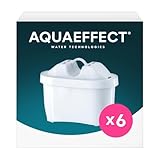 AQUAEFFECT MAX+ Filtri per Acqua Compatibili con tutte le Caraffe Brita® - Confezione da 6