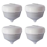 Siroflex 2805/4S Set 4 Cartucce Ricambio Uni 3B Depuratore Acqua Domestico Made in Italy | Depuratore Acqua Rubinetto Filtro acqua Rubinetto Cucina | Rimozione Calcare Rimozione Cloro Con Filtro