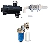 WK - Kit Salva Caldaia Composto da Filtro Defangatore Magnetico, Neutralizzatore di Condensa, Dosatore di Polifosfato Ruotabile e una Pastiglia di Polifosfato, Ideale come Anticalcare e Anticorrosivo