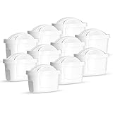 PearlCo - Cartucce filtranti unimax (compatibili con Brita Maxtra), Plastica, Pack 10