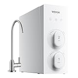 VEVOR Sistema di Osmosi Inversa, Filtro per Acqua a Osmosi Inversa Senza Serbatoio a 8 Stadi da 400 GPD, Sistema di Filtraggio dell'Acqua Sottolavello, Riduce Cattivo Sapore Piombo Cloro