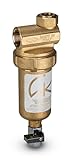 WK - Filtro Defangatore Magnetico per Caldaia in Ottone, Utile per Filtrazione Acqua, Protegge l'Impianto Termico dalle Impurità
