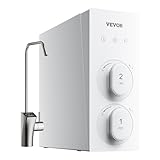 VEVOR Sistema di Osmosi Inversa, Filtro per Acqua a Osmosi Inversa Senza Serbatoio a 8 Stadi 800 GPD, Filtraggio Rubinetto con Schermo Intelligente, Rapporto Puro Scarico Riduzione TDS