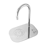 Pure H2O Quatreau Smart Tap 553 Bollitore, Ambiente, 2 Pulsante Integrale Drip Tay - Acciaio Inox Spazzolato