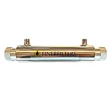 FINERFILTERS 11 W Sistema di Disinfezione Dell'acqua Ultravioletto 304 Sterilizzatore UV 4 Litri Al minuto Ultra Viola Luce Filtro Acqua Purificatore