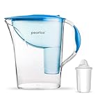PearlCo Standard - Caraffa filtrante (Blu) con 1 Filtro Classic(Compatibile Brita® Classic®)