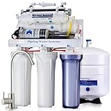 iSpring RCC1UP Sistema di filtrazione dell'acqua potabile a osmosi inversa a 6 stadi con pompa booster e sterilizzatore a luce UV