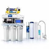 DC Solution | Depuratore Acqua Osmosi Invera 8 Stadi con Lampada UV | Purificatore domestico per acqua potabile dal rubinetto di casa