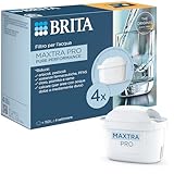 BRITA Filtro acqua rubinetto MAXTRA PRO Pure Performance (ex All-in-1) confezione da 4 filtri - Riduce cloro, calcare, PFAS e metalli, filtro originale compatibile con caraffa acqua filtrante BRITA
