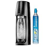 sodastream, Spirit, Gasatore di Acqua Frizzante, Nero, 43 cm