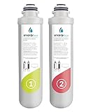 smardy blue 2in1 Set di filtri di ricambio per sistemi ad osmosi R100 miran, xiva, noura, zagora e tata - Cambio filtro ogni 6 mesi