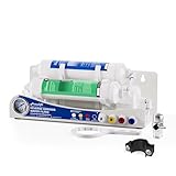 FRIZZLIFE Impianto osmosi Acquario, osmosi inversa, per acquari,BFRO100 con manometro