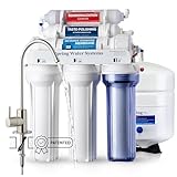 iSpring RCC7AK Depuratore Acqua Osmosis Inversa, Certificado NSF58, 6 Stadi 75GPD Depuratore Acqua Domestico Sottolavello, Rimineralizzazione Alcalina pH+, Filtro Acqua per Acqua Potabile