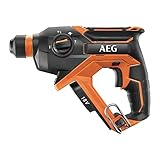 AEG BBH18C-0 Tassellatore SDS-Plus Compatto a Batteria 18V, Impugnatura Ergonomica, Batteria Non Inclusa, per Fori da 5.5 mm a 16 mm, 4 Modalità di Lavoro