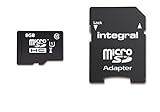 Integral INMSDH8G10-40U1 Ultima Pro Scheda di Memoria Micro SDHC, 8 GB, Nero
