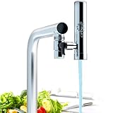 GEYSER EURO - Filtro per Acqua di Rubinetto con Materiale Unico ARAGON, Sistema di Filtraggio Dell'acqua Altamente Efficiente (Cartuccia da 3000L Inclusa)