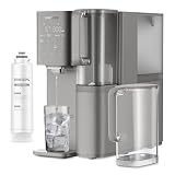 Philips Water Erogatore d’acqua a osmosi inversa 7500: acqua calda e fredda purificata in secondi, minerali essenziali, filtrazione RO 6 in 1, 110 contaminanti ridotti, UV-C, 2000 L