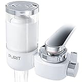 PURIT Filtro acqua rubinetto - Riduce con efficacia cloro, calcare e il 99,99% dei batteri - Acqua buona e sicura