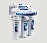 DC Solution | Depuratore Acqua Ultrafiltrazione 5 Stadi filtri | DC-UF5 Purificatore domestico acqua potabile dal rubinetto di casa