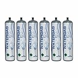 Tecno Cold | Bombola CO2 600 g Alimentare E290 per Gasatore – CO2 per Acqua Frizzante – 6 Bombole CO2 Monouso M11x1 per Casa e Ufficio