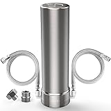 SimPure V7 Sistema di Filtraggio dell'Acqua Sottolavello, Durata 75.000 Litri, Filtro dell'Acqua per Rubinetto in Acciaio Inossidabile a 5 Stadi, Rimuove il 99% di Piombo, Cloro, Cattivo