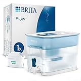 BRITA Sistema filtrante XXL Flow (8.2L) incl. 1 x filtro MAXTRA PRO All-in-1 - distributore da frigorifero per famiglie e uffici - ora in confezione Smart Box sostenibile