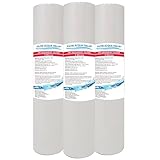 FILTRIACQUAITALIA Cartuccia Filtro A SEDIMENTI 10 Pollici Micron 5 per OSMOSI INVERSA DEPURATORE Acqua Set 3 Pezzi